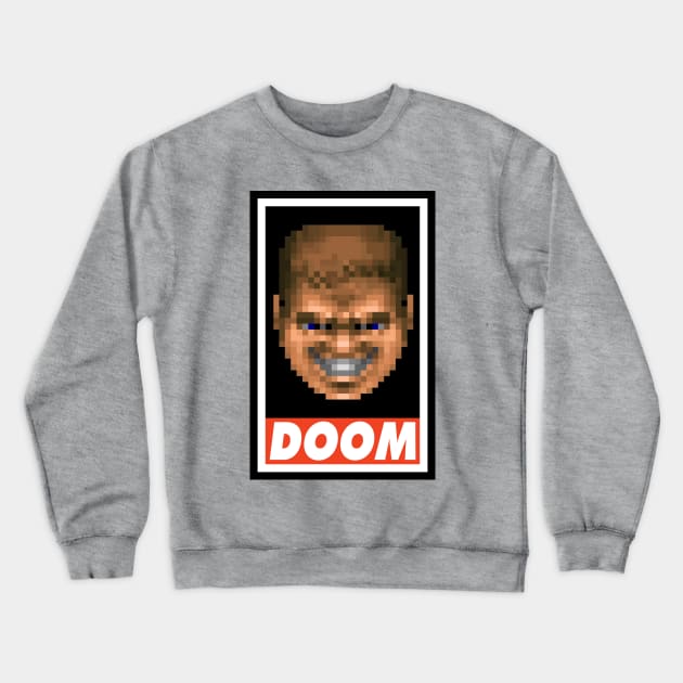 Doom Crewneck Sweatshirt by Nerd_art